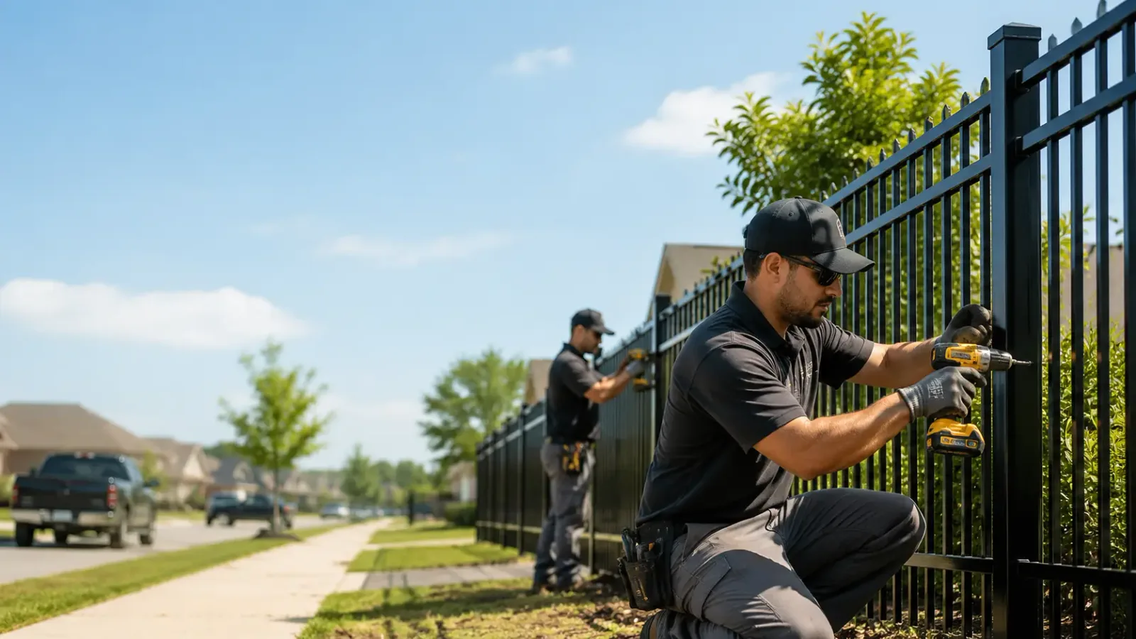 Metal Fence Installation in Hudson, IN